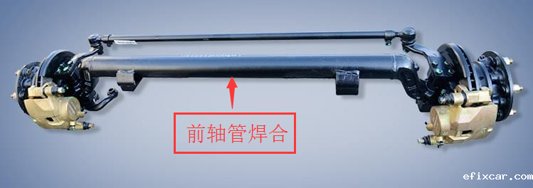18luck在线娱乐网前桥总成之前轴管焊合